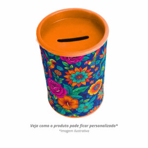 Cofrinho de Papelão - Laranja