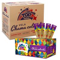 Master Display Vela Chama Ouro